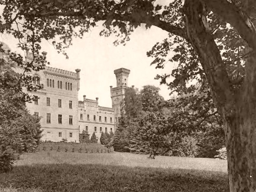 Pałac w Podzamku ok. 1905