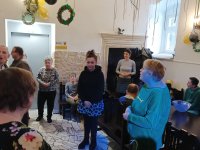 Zabawa Andrzejkowa w DPS w Podzamku 2023