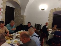 Kolacja wigilijna z mieszkańcami 24 grudnia 2017r.