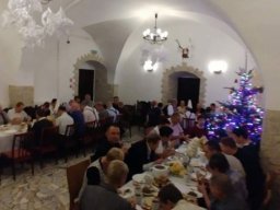 Kolacja wigilijna z mieszkańcami 24 grudnia 2017r.