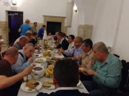 Kolacja wigilijna z mieszkańcami 24 grudnia 2017r.