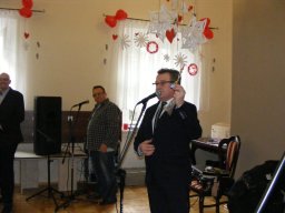 Zabawa walentynkowa w Domu Pomocy w Podzamku - 5 II 2016r.