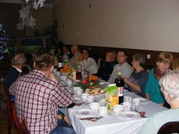 Spotkanie wigilijne mieszkańców z rodzinami